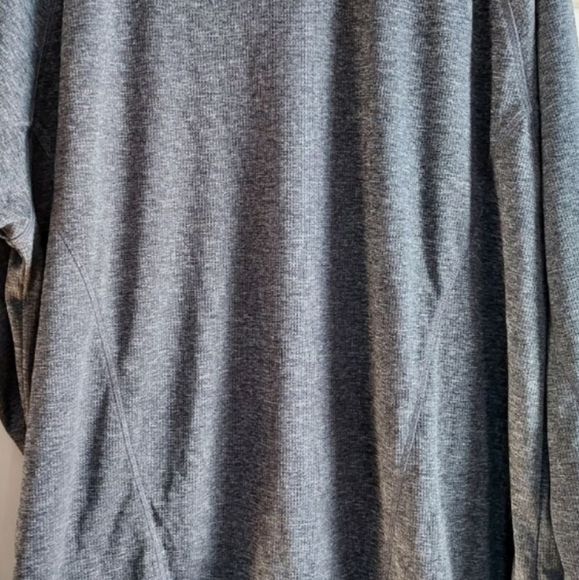 Champion Gray Men' Double Dry Active Tee 2XL Long Sleeve Crew Neck Workout Sport - Picture 4 of 9